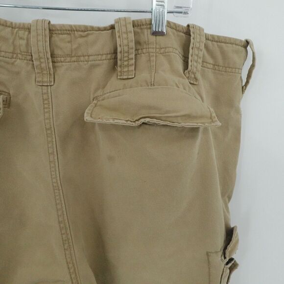 Denim & Supply Shorts Men 38 Beige Cargo Ralph Lauren Utility Flap Pockets Gorp - Picture 13 of 16